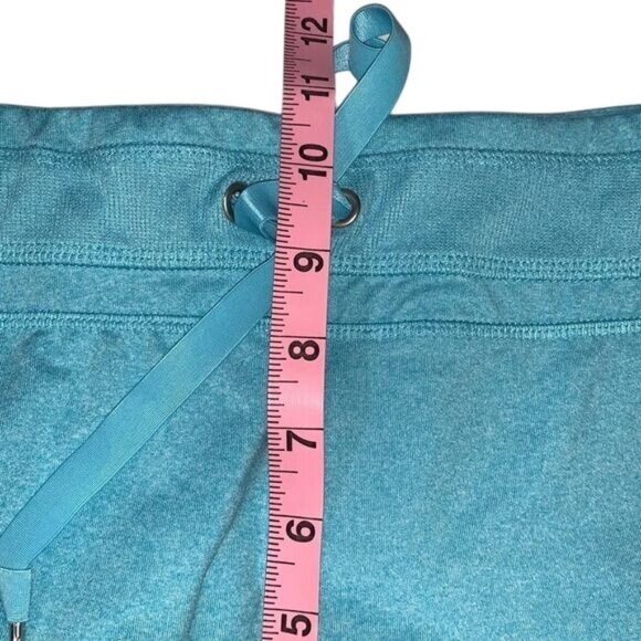 Champion Elite Womens Teal Capri Pants L Drawstring Waist Polyester/Spandex Blen - Picture 9 of 11